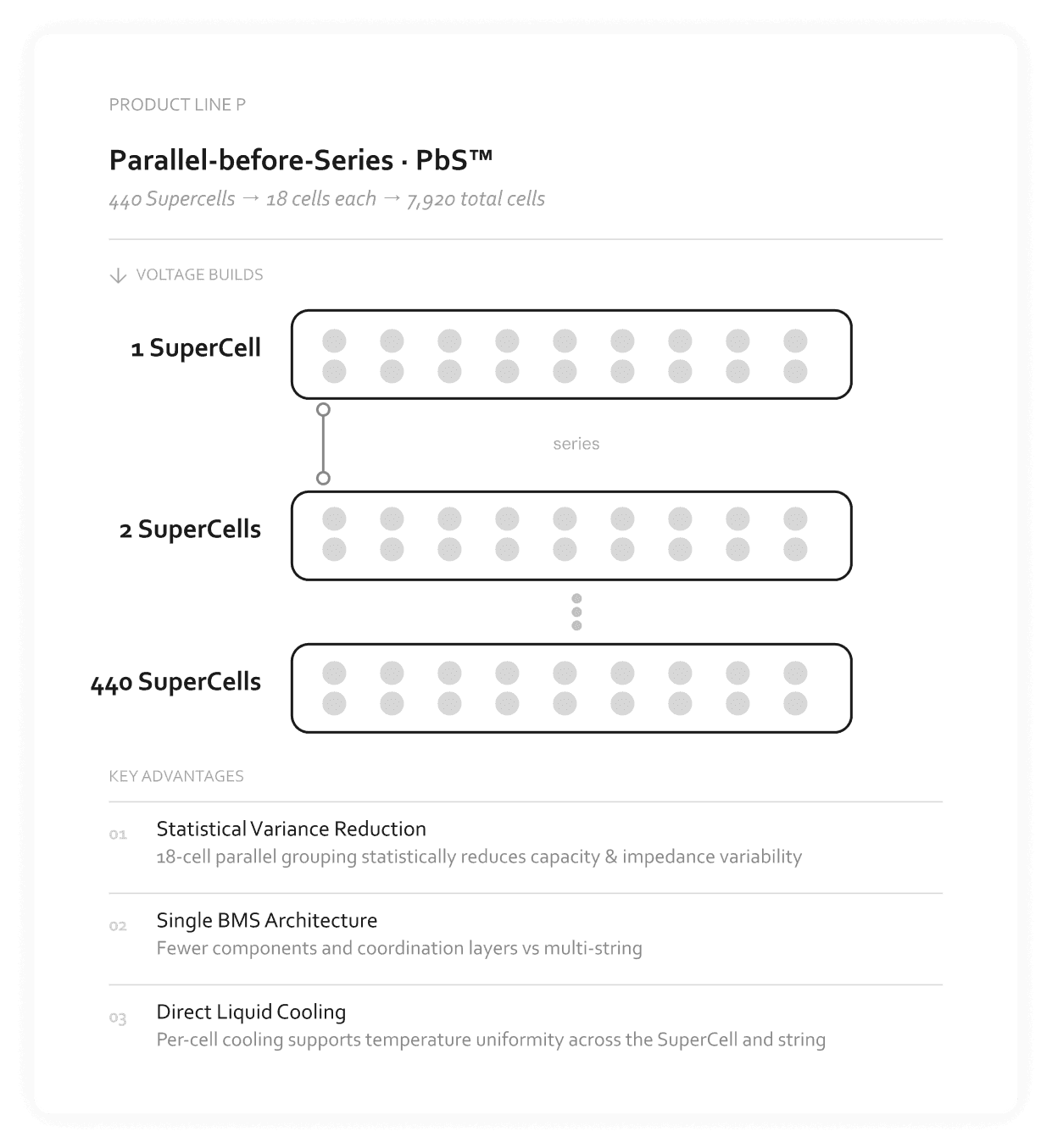TeraStor PBS Product Line P diagram